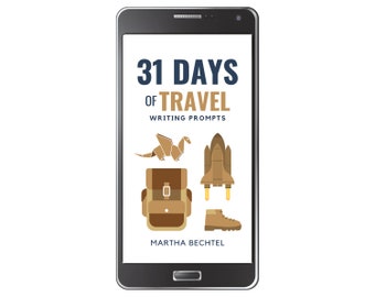 31 Days of Travel :  Fantasy, Science Fiction, and Realistic Writing Prompts (Digital Download - epub eBook)