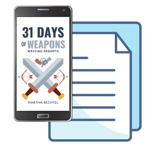 31 Days of Weapons : Writing Prompts (eBook, Digital Download, Printable, PDF)