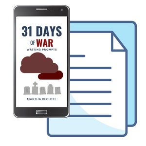 31 Days of War : Writing Prompts (eBook, Digital Download, Printable, PDF)