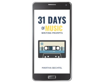 31 Days of Music :  Fantasy, Science Fiction, and Realistic Writing Prompts (Digital Download - epub eBook)
