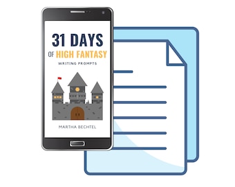 31 Days of High Fantasy: Writing Prompts (eBook, Digital Download, Printable, PDF)