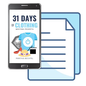 31 Days of Clothing: Writing Prompts (eBook, Digital Download, Printable, PDF)