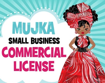 Commerciële licentie voor Mujka Chic digitale downloadproducten