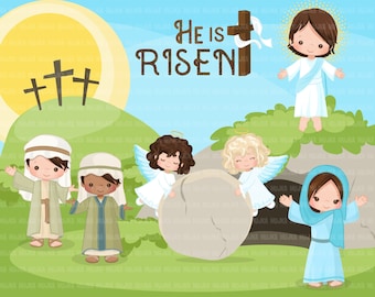 He is risen clipart, Jesus Clipart, Religious clipart, jesus png, Easter png, Resurrection png, apostles png, holy png, christian png