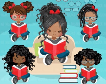 clipart do my homework Reading clipart, school activity, homework, student girl graphics. Planner sticker, back to school, bookworm, reading activity