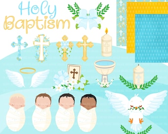 Baptism clipart, baptism boy clipart, baptism sublimation designs, holy baptism png, baby clipart, religious clipart, christian designs png