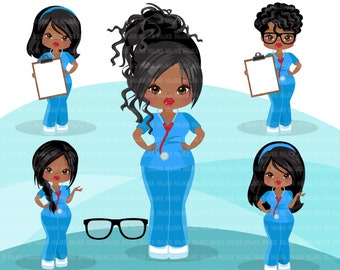 Black nurse png, nurse clipart, afro nurse png,  African-American nurse, nurse sublimation designs, nurse Shirt, Black Girls png