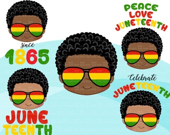 Juneteenth clipart, Juneteenth afro black boy, black history sublimation designs download, Juneteenth quotes, independence day, 1865 png