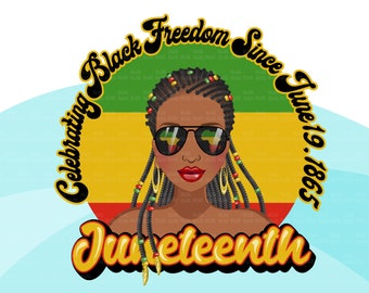 Juneteenth png, Juneteenth clipart, Juneteenth African American woman, black history sublimation designs download, freedom quote, 1865 png