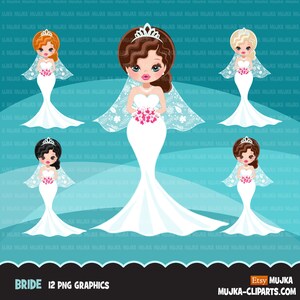 Braut PNG Clipart, drucken und schneiden, Hochzeit Grafiken, Mädchen, Frau, Braut PNG Clip Art
