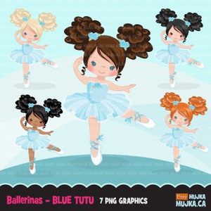 Ballerina Clipart, schicke Ballettfiguren, schwarz, Kartengestaltung, Planeraufkleber, Keks, tanzende Mädchen, blaues Tutu, Tänzerinnen, Mädchen