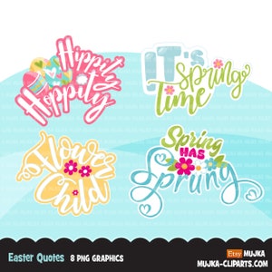 Ostern Zitate Clipart, Der Frühling ist entsprungen, Blumenkind, es ist Frühling, Hippie Hoppity Grafiken, Sublimation PNG kommerzielle Nutzung Clip Art