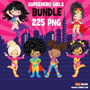 Superhero png, superhero birthday, superhero bundle, super hero girls, superhero invitation, superhero clipart, superhero sublimation design image 1