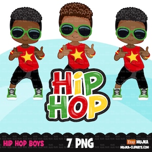 Hip-Hop-Clipart, Hip-Hop-Musik, Tänzerin schwarze Jungen, Graffiti-Sublimationsdesigns, Musik, Hip-Hop-Kunst, digitaler Download PNG-Grafiken