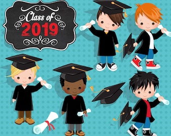 Graduation Clipart. Graduation graphics, cape, scroll, cap, class of graphics, graduate boys, students, school, grads, invitation