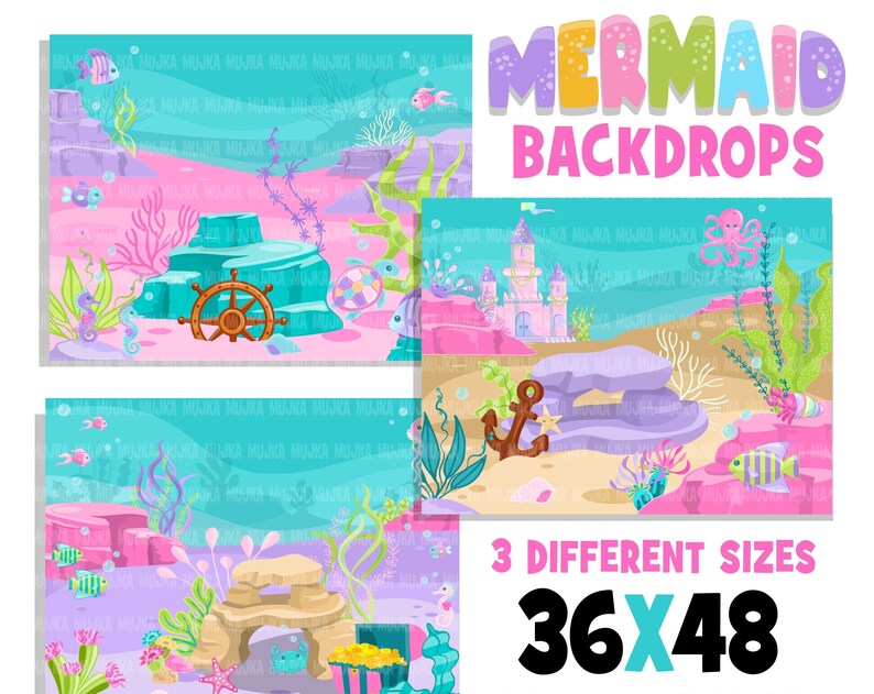 Mermaid png mermaid birthday mermaid printable invitation mermaid background undersea birthday undersea design party