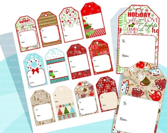 Christmas Gift Stickers - Etsy