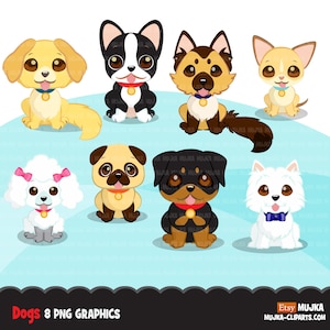 Clipart de cachorro, animais de estimação, Labrador, boxer, terrier, filhote de cachorro, gráficos de melhores amigos, sublimação Designs Sublimação digital PNG clipart de animais