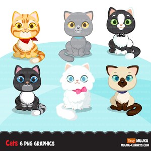 Clipart de gato, animais de estimação, gato preto, gatinhos siameses, gráficos de melhores amigos, sublimação Designs Sublimação digital PNG clipart de animais
