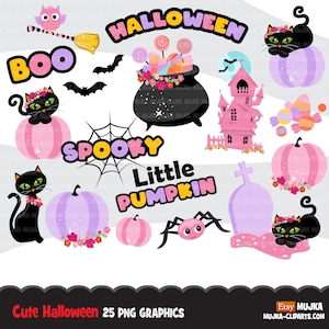 Cute Pink Halloween PNG, sublimation designs, spooky bundle, little pumpkin, baby Halloween graphics