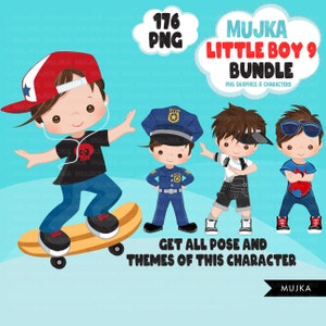Süsser Junge png Bundle, Brünett Junge Magie, Süsser Junge Kunst, Kleiner Junge digitale Aufkleber, Süsses Junge bündel, Geburtstagskind, Planer Aufkleber
