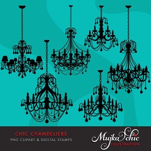 Imágenes prediseñadas y sellos digitales de candelabros elegantes. Siluetas de candelabros para despedidas de soltera, quinceañeras y fiestas imprimibles. ¡Uso comercial!