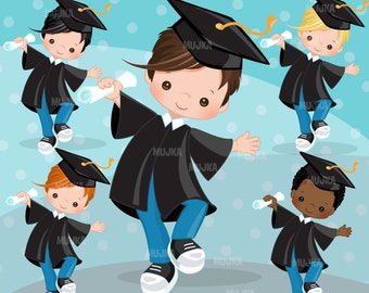 Graduation Clipart. Graduation graphics, cape, scroll, cap, graphics, graduate boys, students, school, grads, invitation,