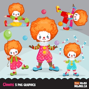 Imágenes prediseñadas de payaso, personajes de circo, negro, fabricación de tarjetas, carpa, malabarismo, cumpleaños de circo, gráficos de carnaval