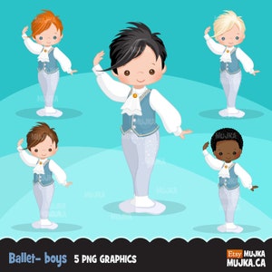 Imágenes prediseñadas de ballet, personajes de ballet elegantes, negro, fabricación de tarjetas, galletas, niños bailando, recital escolar, ballets para niños