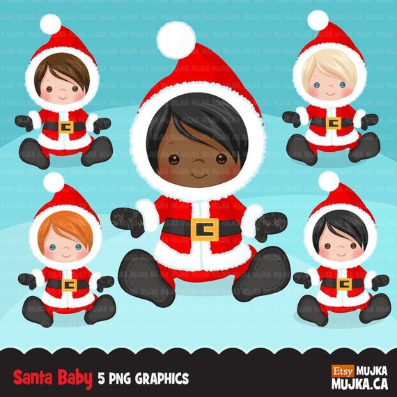 baby santa clipart christmas