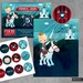Printable Prince Birthday Stickers, Red &amp; Blue Prince Cupcake Toppers ...