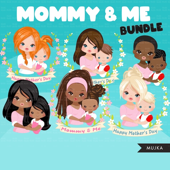 Download Mothers Day Clipart Mommy And Me Sublimation Designs Digital Graphics Mama Shirt Mama Gift Mother Daughter Mother Son Png By Mujka Design Inc Catch My Party
