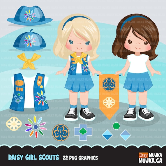Daisy Girl Scouts clipart Daisy troop Scout Camping, outdoors graphics