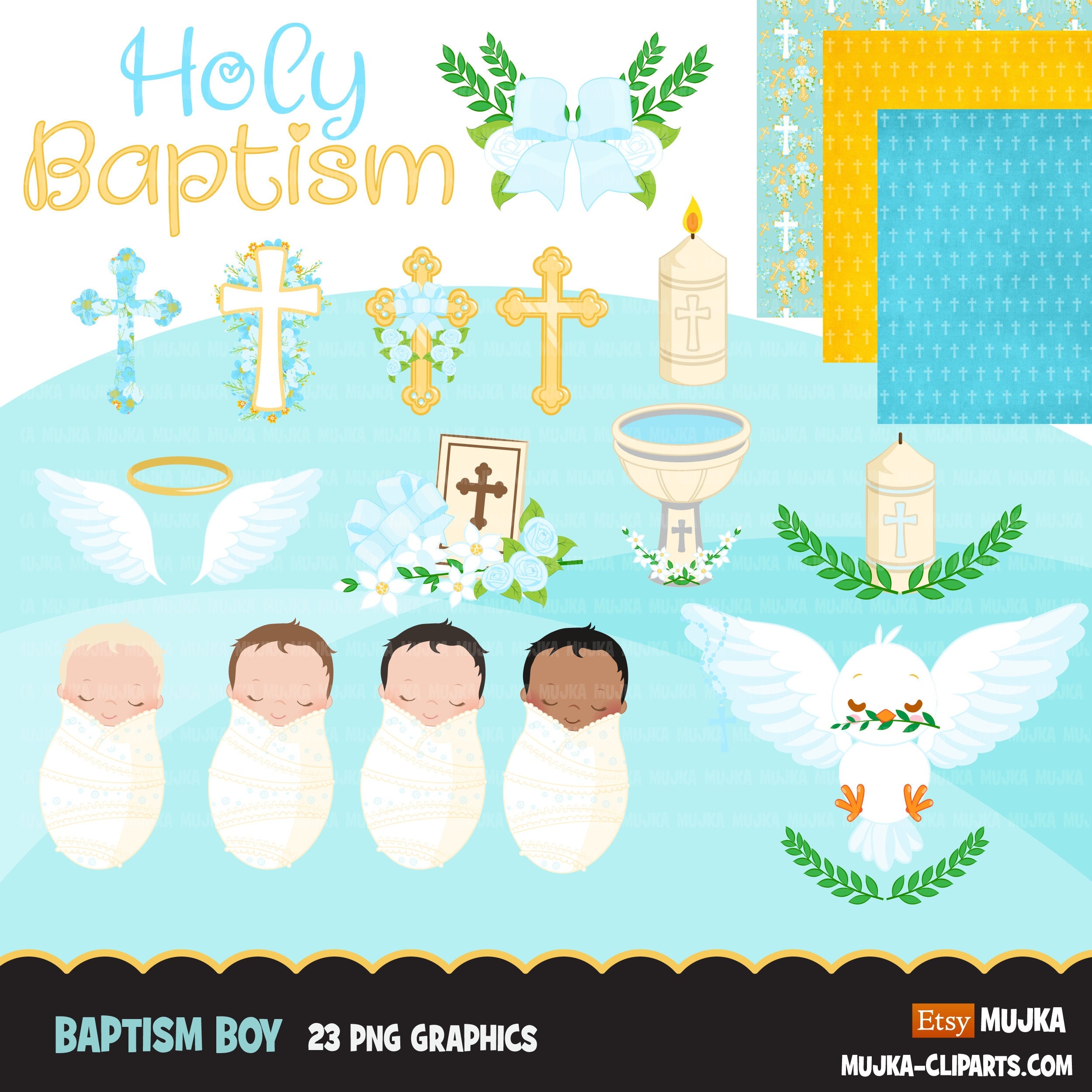 Lds Boy Baptism Clipart Png