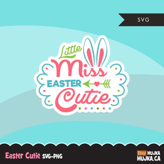 Easter SVG cutting file, bunny clipart, lettering, silhouette studio, scrapbooking, card making, embroidery, , commercial Il_570xn