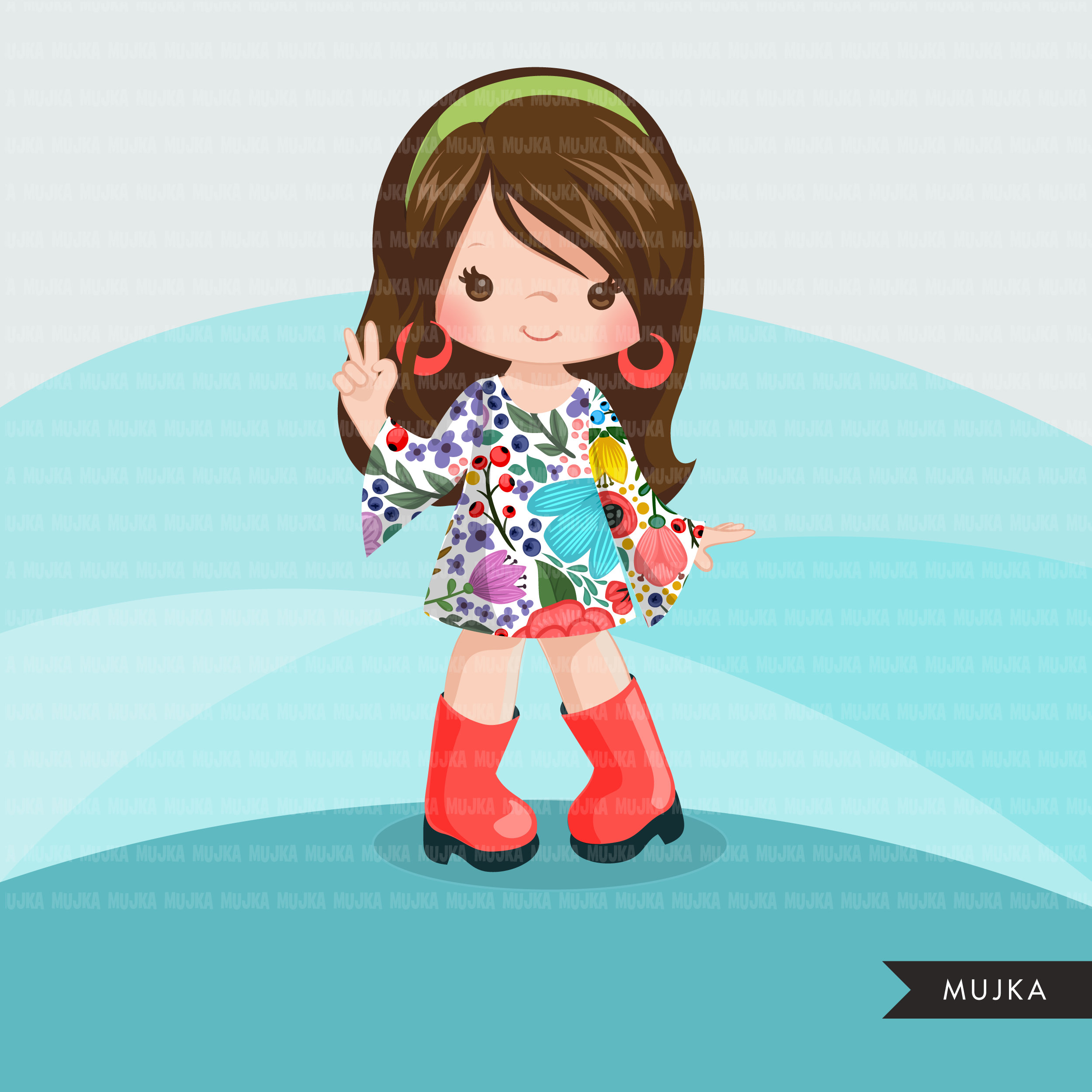 Little Girl Cute Outfits Clipart. Girls With Floral Dress Birthday, School,  Toddler Fashion Graphic. Commercial Use Design, Clip Art, Spring - Etsy, image size:2499x2499