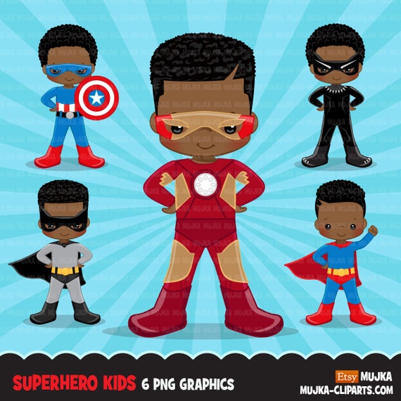 Superhero Clipart Superhero Backdrop Black Boy Superheroes - Etsy Ireland Superhero Clipart Superhero Backdrop Black Boy Superheroes - Etsy Ireland