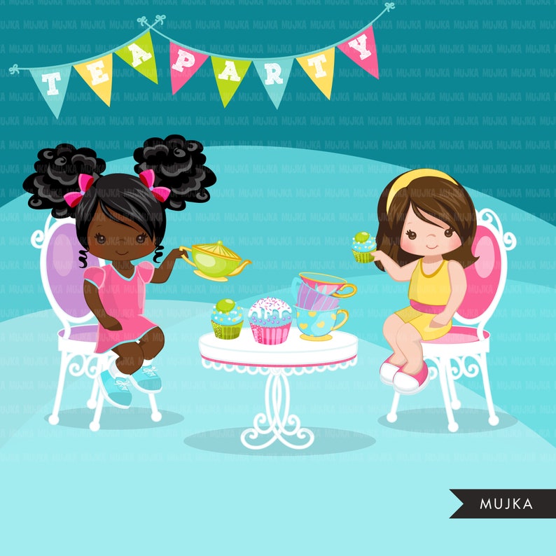 Tea party png, tea party clipart, tea party birthday graphics, tea cup clipart, tea cup sublimation graphics image 4