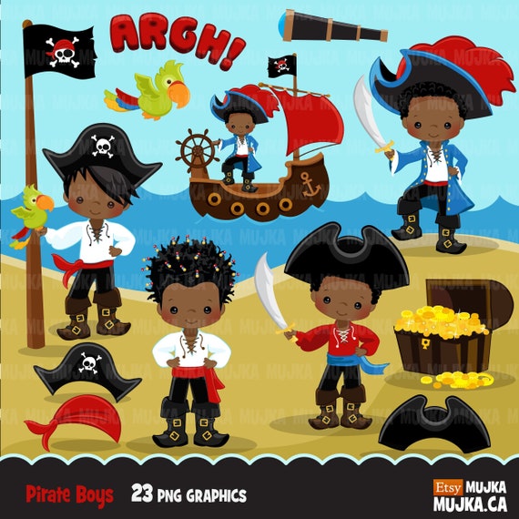 Pirate Clipart Pirates Ships And Treasure Island Captain Etsy Pirate Clipart Pirates Ships And Treasure Island Captain Etsy
