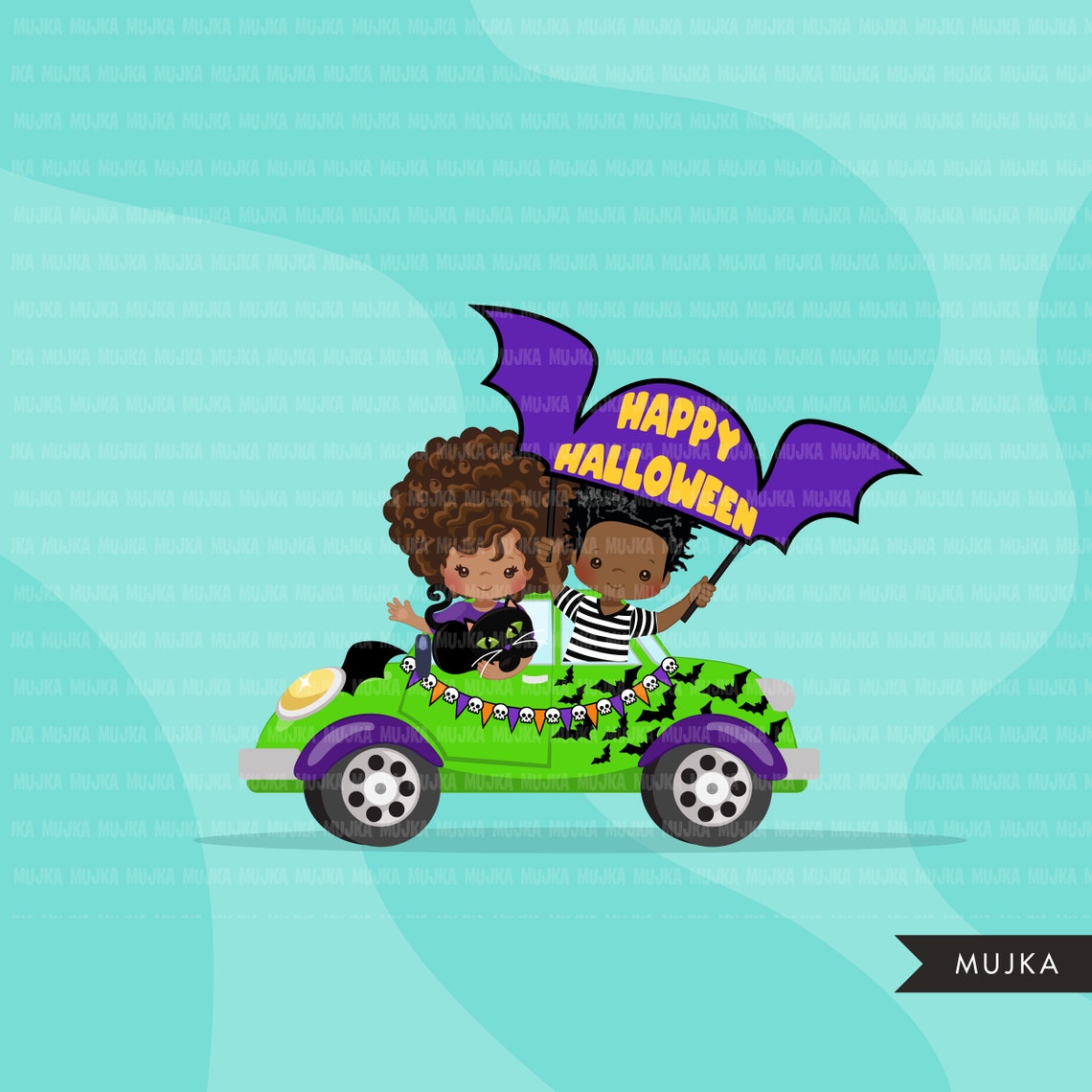 Halloween Drive by Clipart Halloween Cars Halloween Parade Etsy Canada
