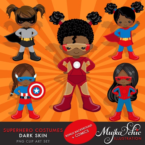 36 Kids Superhero Clipart Superheroes Kids Clipart 