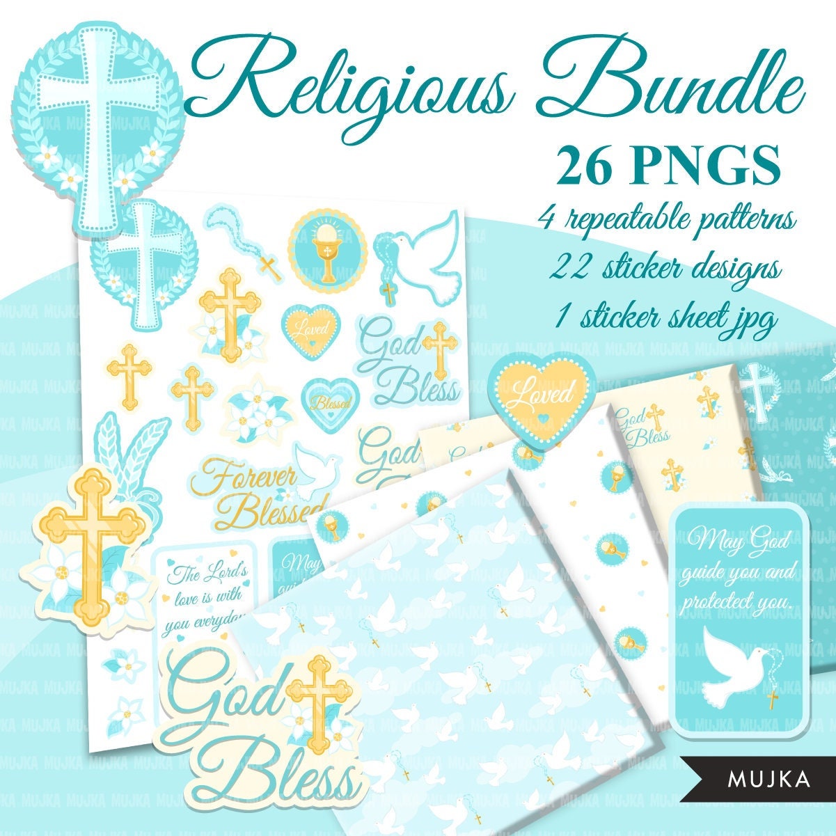 First Communion Bundle Religious Bundle Religious Png Faith - Etsy