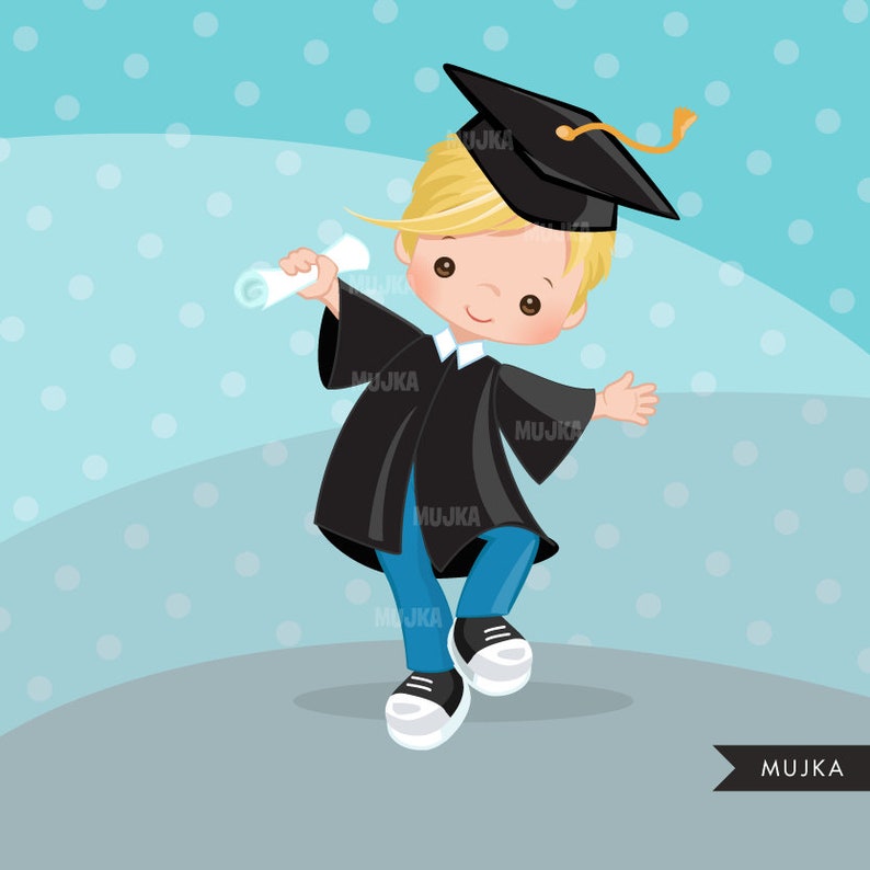 Graduation Clipart. Graduation graphics, cape, scroll, cap, graphics, graduate boys, students, school, grads, invitation, image 3