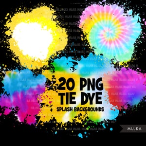 Tie dye png, splash png, tie dye clipart background, rainbow png, rainbow tie dye, sublimation designs digital download, pride png, spectrum image 3