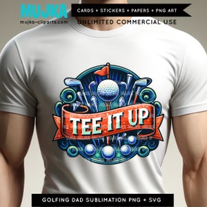 Best Dad by Par PNG SVG, Golfing Dad Png Bundle, Sublimation design download, Golf Life SVG, Tee it Up pops Png, Fathers Day Gift Clipart