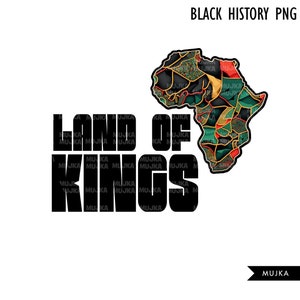 Imágenes prediseñadas de historia negra, mes de la historia negra PNG, mapa de arte de África, diseños de sublimación, África png, diseños de mapas de África, arte mural africano