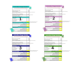 Easy Embroidery Charge Calculator - Different Color Options (4)