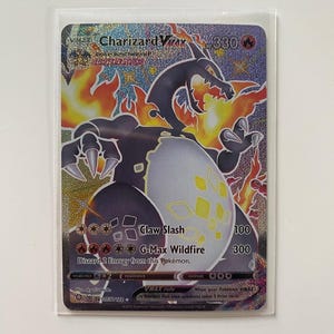 Tarjeta Pokémon PROXY Holográfica VMAX de Charizard Destinos Brillantes