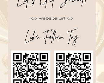 Let's Get Social! Social Media Business Sign