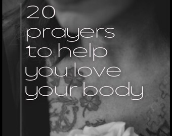 Body Positive Prayer Journal for Women | 20 Prayers for Body Image Healing PDF Download